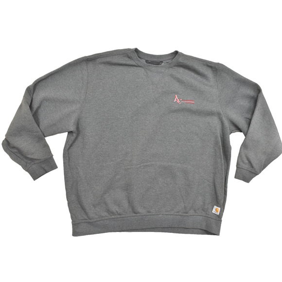 Carhartt Loose Fit Size 3XL Men's Crewneck Sweatshirt Gray Allegheny Coatings - Picture 1 of 8
